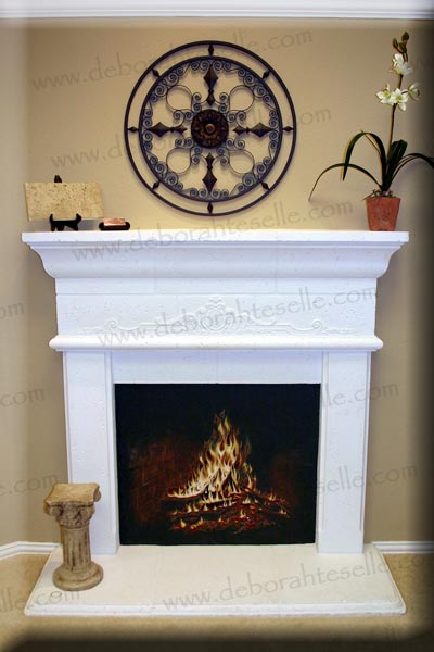 Trompe L'Oeil Fireplace